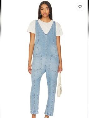 FREE PEOPLE  X  WE THE FREE HIGH ROLLER JUMPSUIT- SIZE LARGE